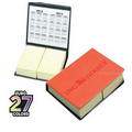 Euro Cover Sticky Note Tray w/2 Year Calendar